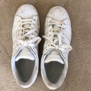 White Adidas Superstar Sneakers